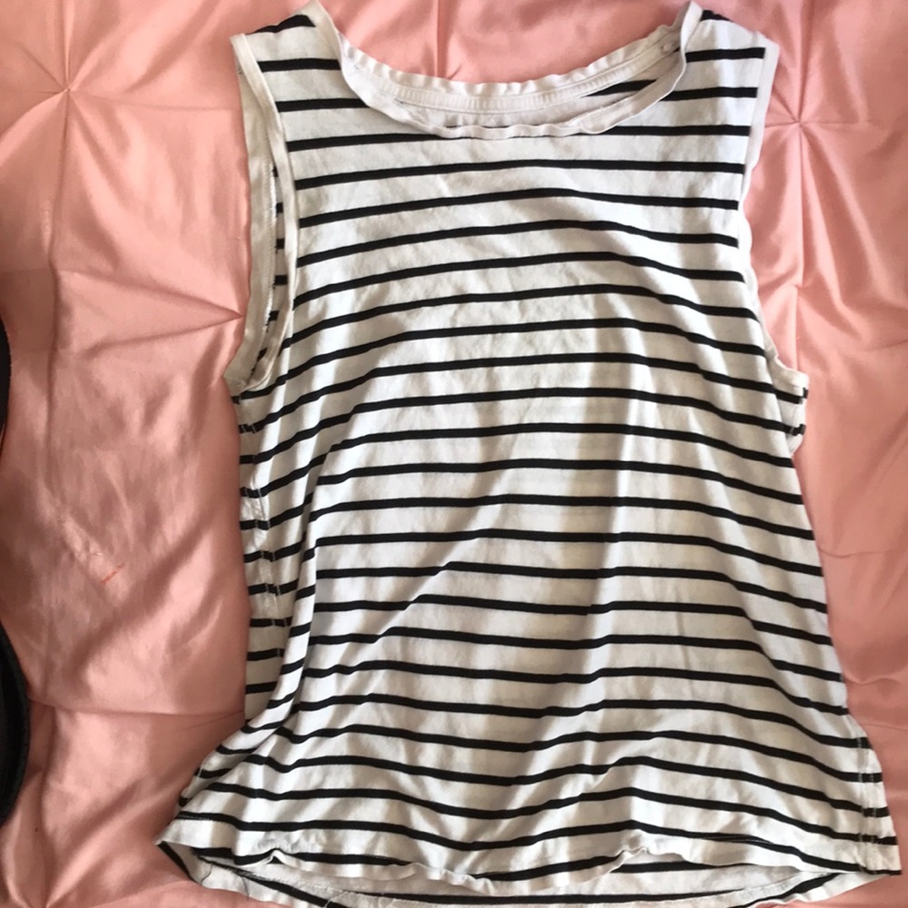 Striped Muscle Tee
